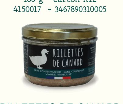 RILLETTES de Canard